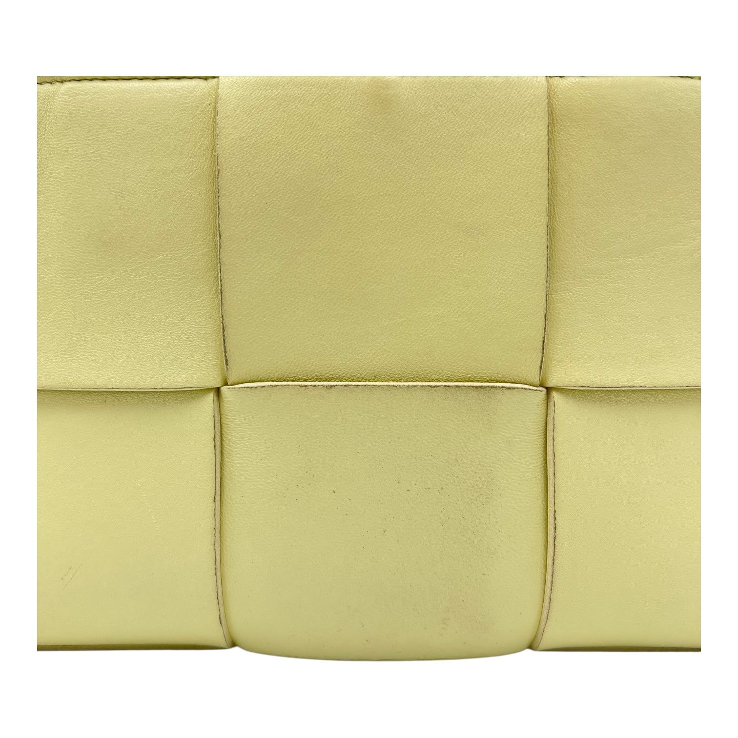 Arco Yellow Tote Bag in Lambskin