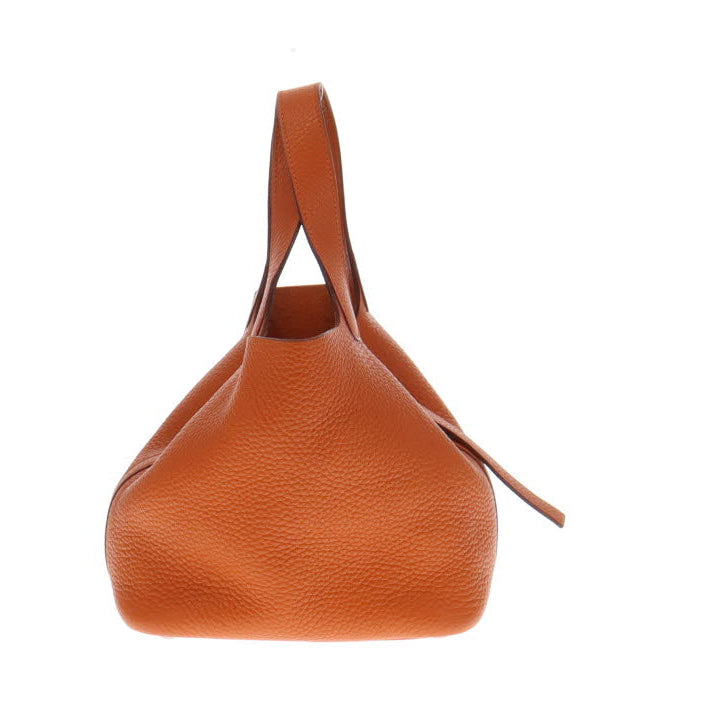Hermes Vintage 2007 Picotin 18 Classic Orange Clemence Leather