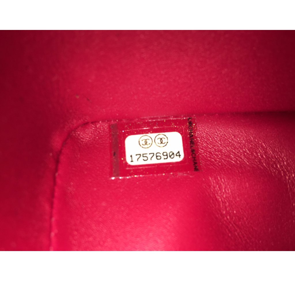 Chanel Red Jumbo Flap 2.55 Shiny Alligator Bag