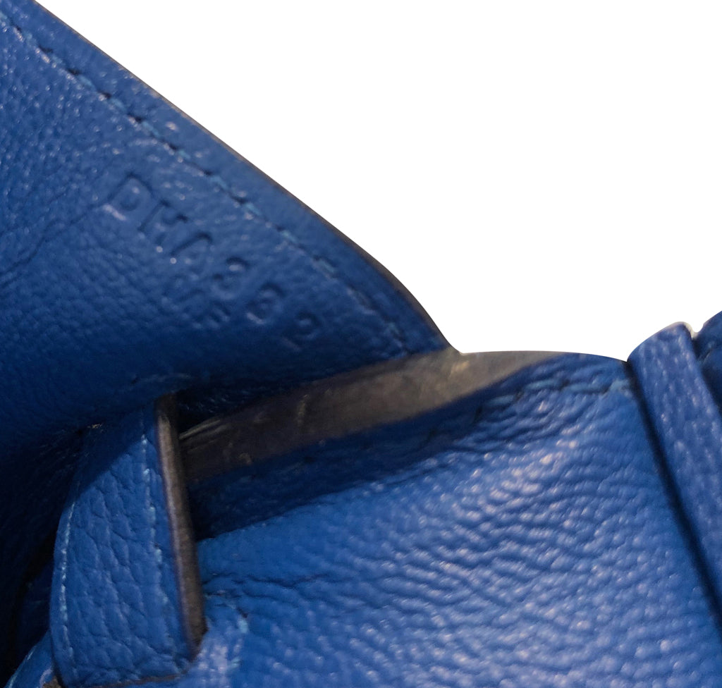 Hermès Birkin 25 Togo Bleu Zellige Bag
