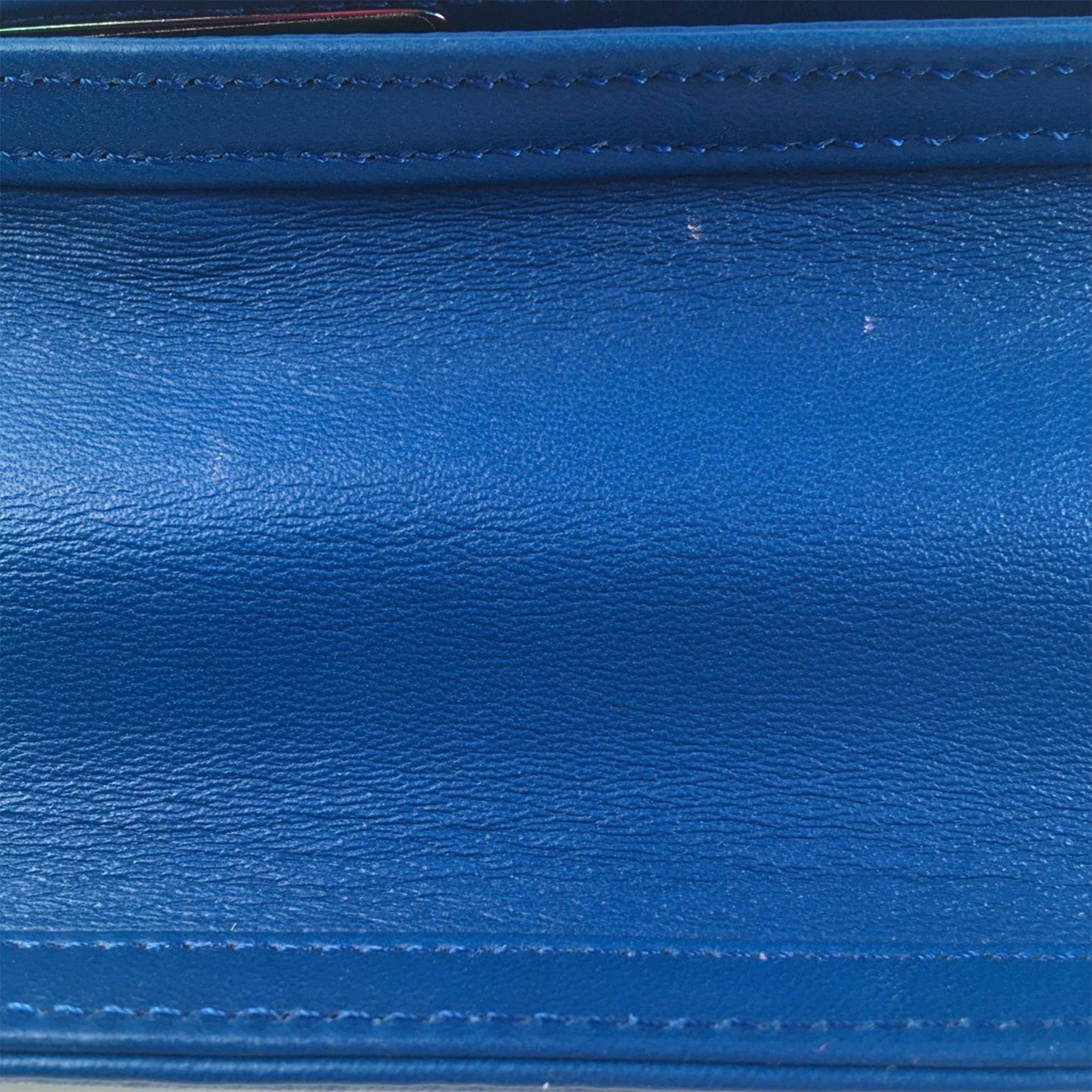 Chanel Blue/Multi Braided Old Medium Boy Bag 2017/18