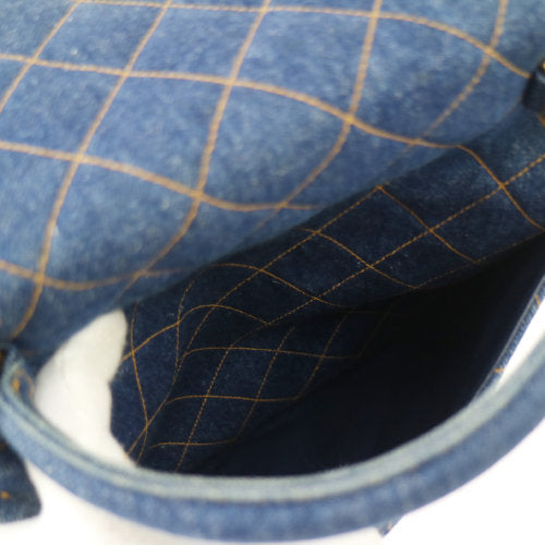 Chanel 1996-1997 Denim Quilted Kelly 30