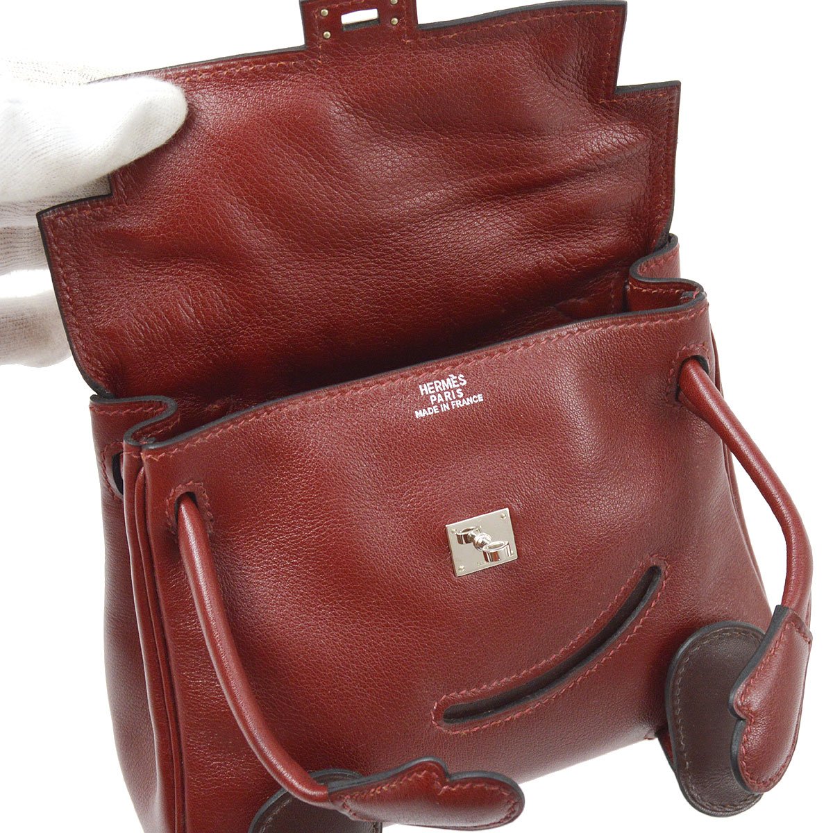 Hermes * 2000 Rouge H Veau Gulliver Kelly Doll