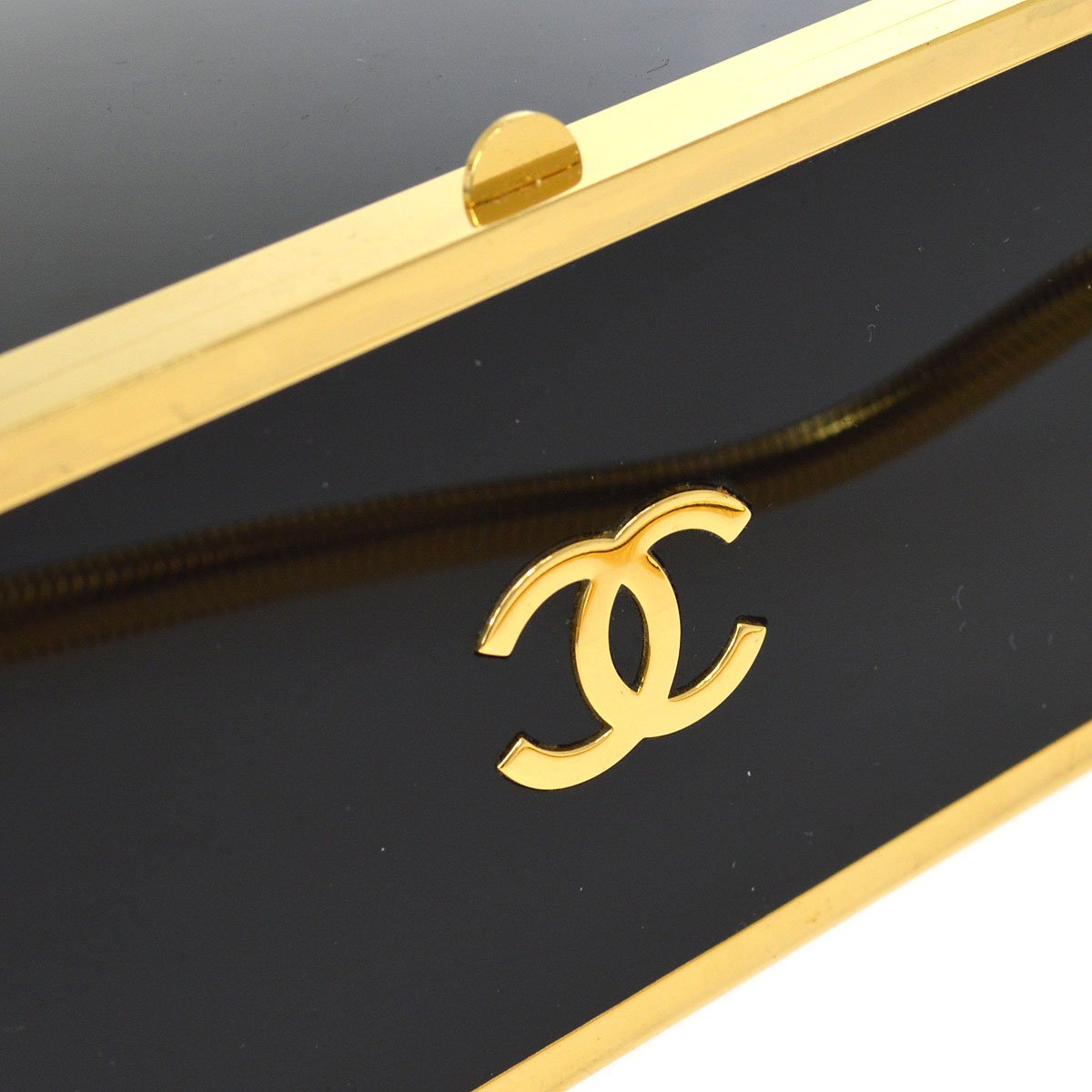Chanel 1997 Runway Lucite Minaudiere Box bag