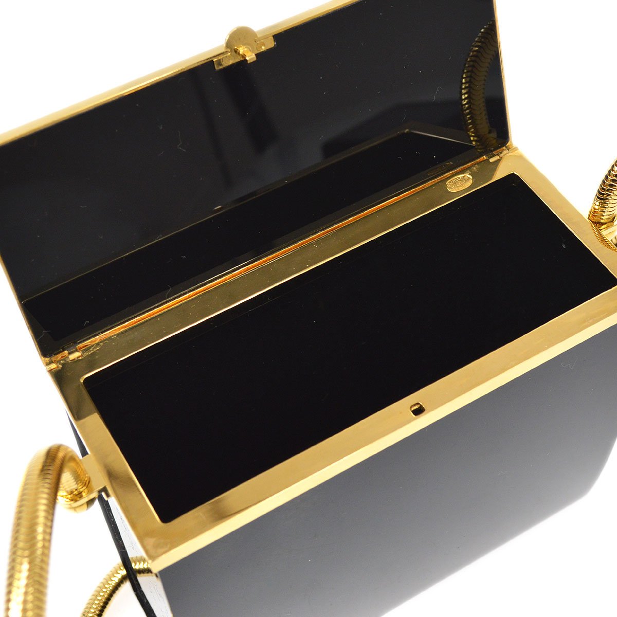 Chanel 1997 Runway Lucite Minaudiere Box bag