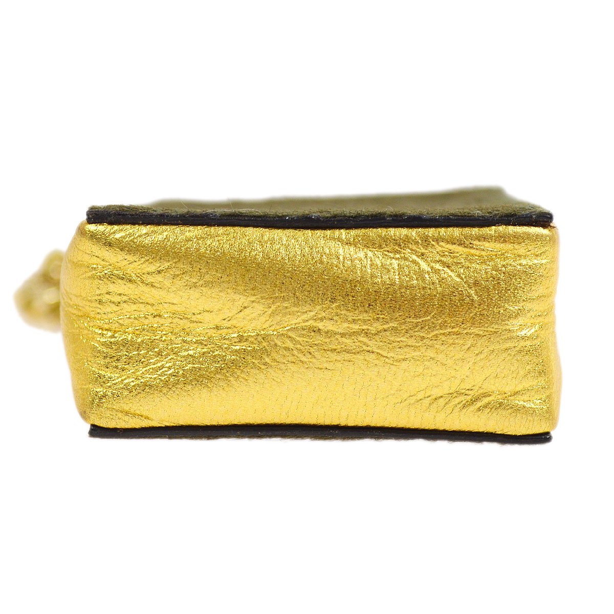 CHANEL 2001 Cigarette Shoulder Bag Pony Hair Khaki
