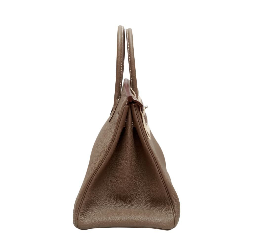 Hermès Birkin 35 Etoupe Bag Togo PHW
