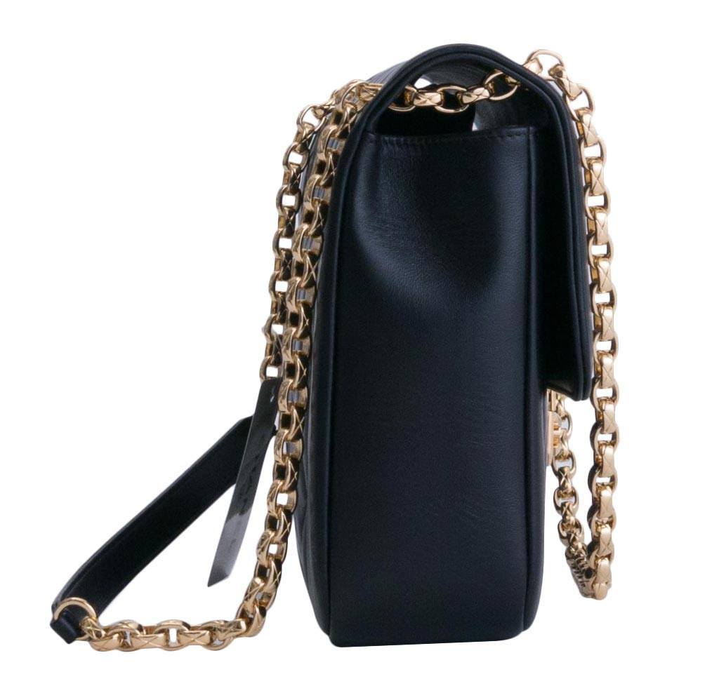 Chanel Flap Bag Black Lambskin GHW