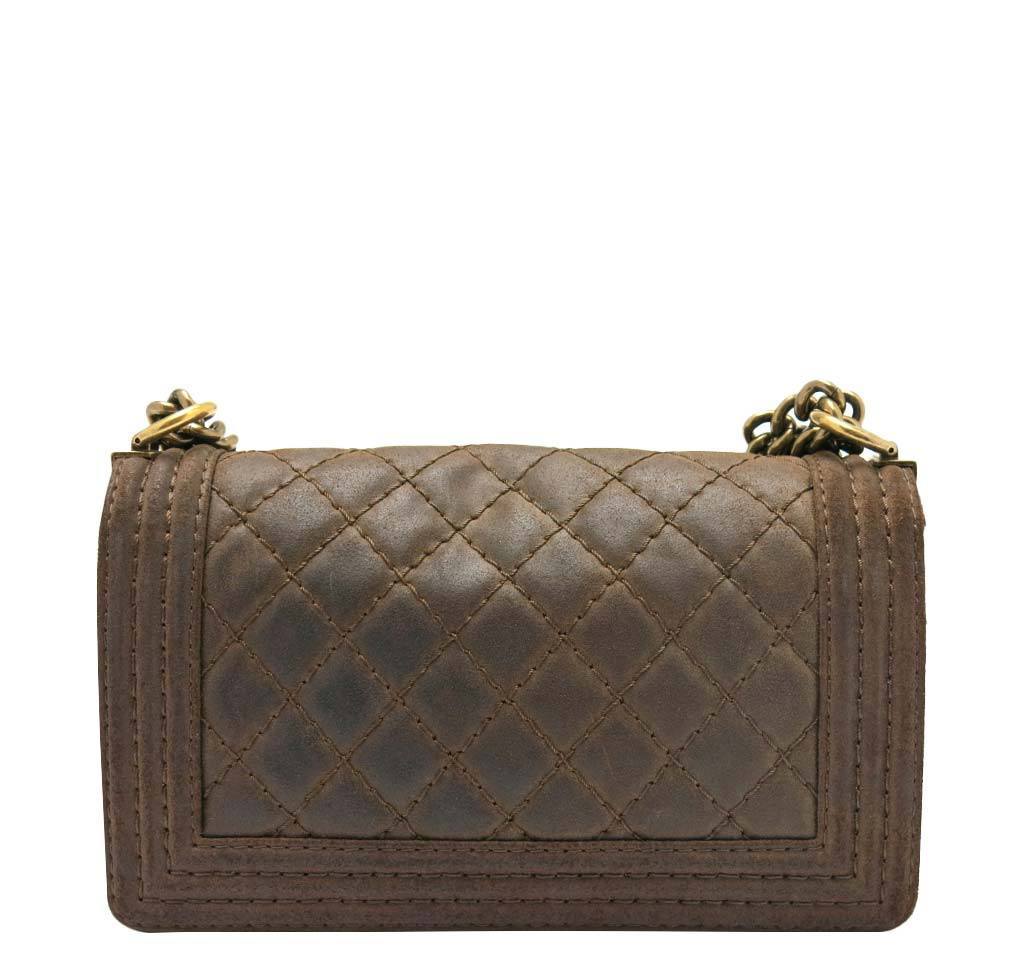 Chanel Boy Bag Flap Brown