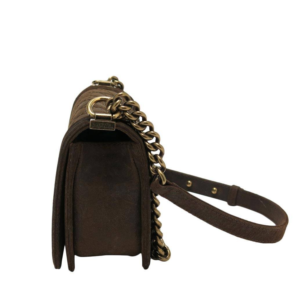 Chanel Boy Bag Flap Brown