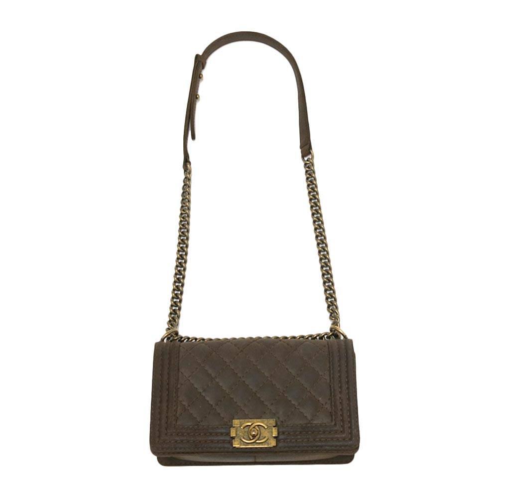 Chanel Boy Bag Flap Brown