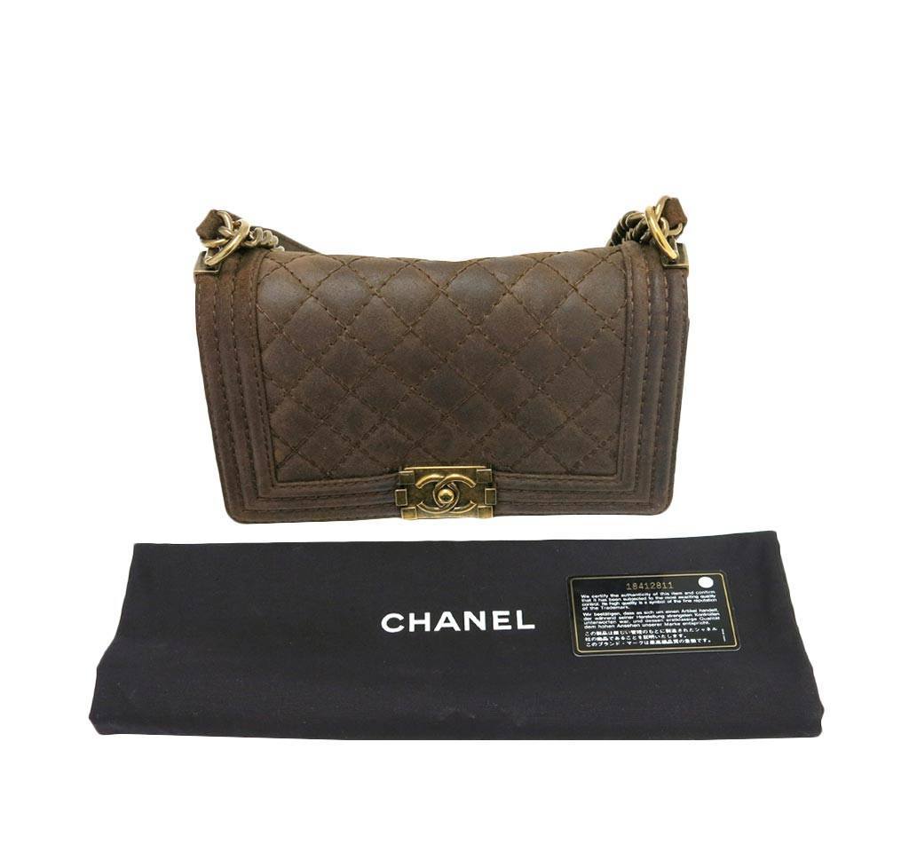 Chanel Boy Bag Flap Brown