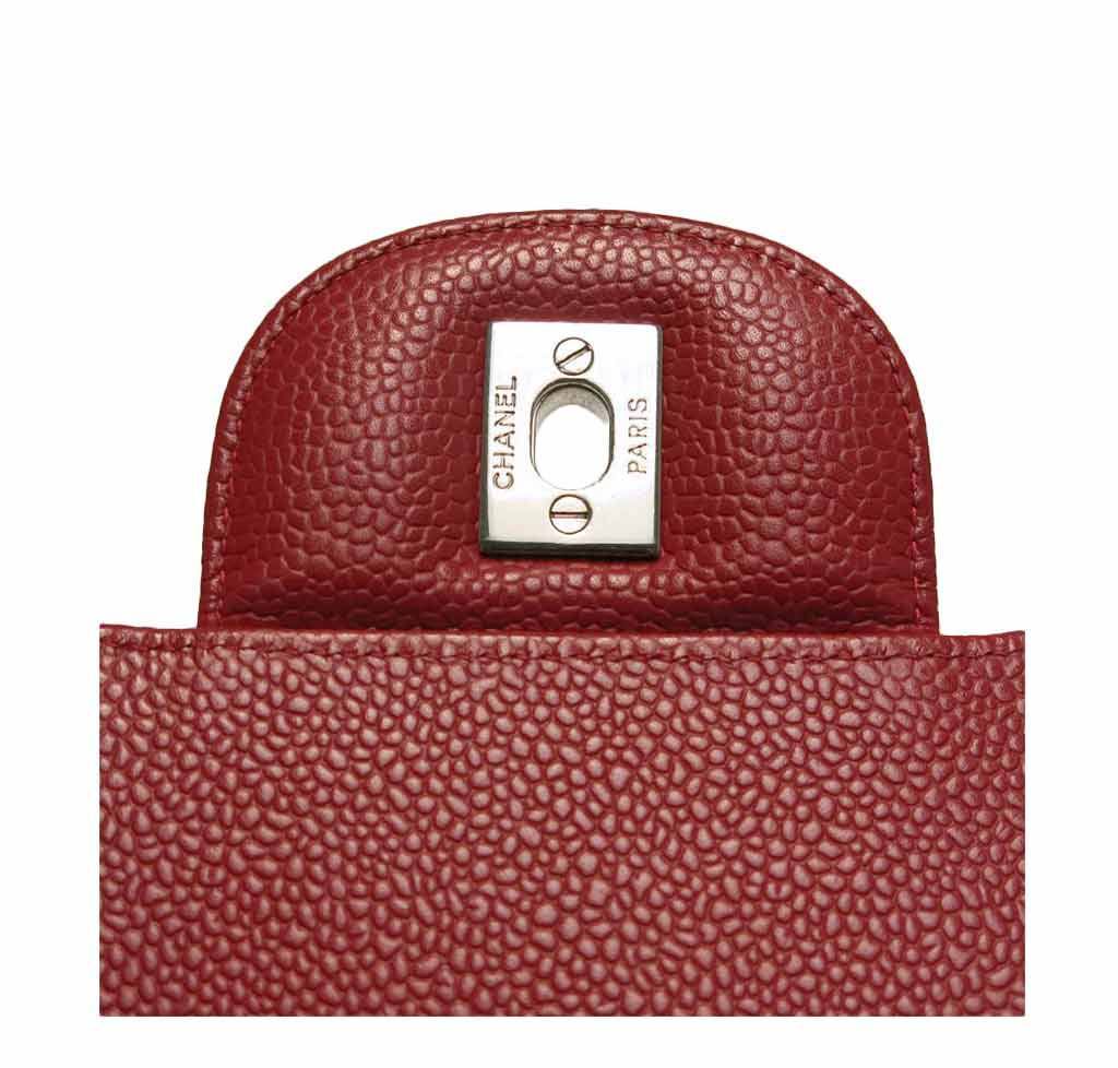 Chanel Single Flap Bag Red