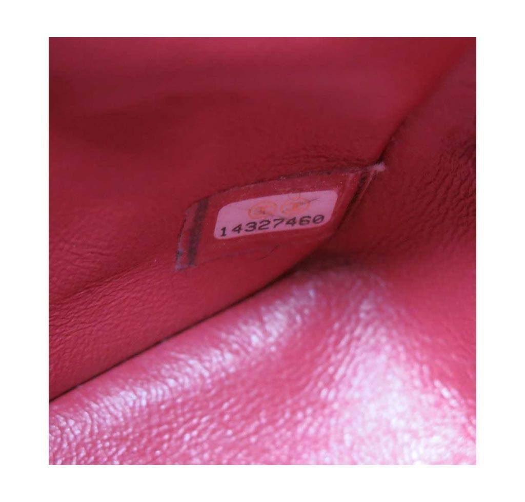 Chanel Double Flap Jumbo Bag Red