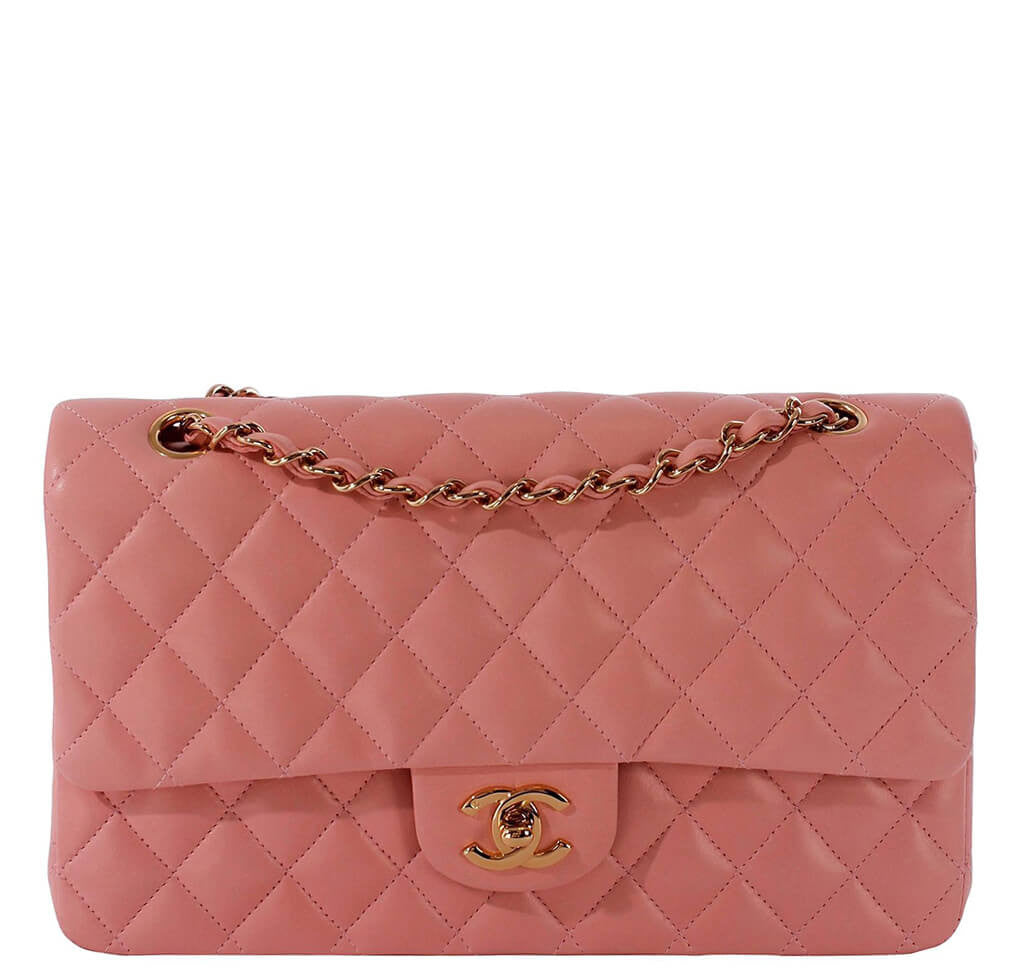 Chanel 2.55 Bag Pink Lambskin Leather