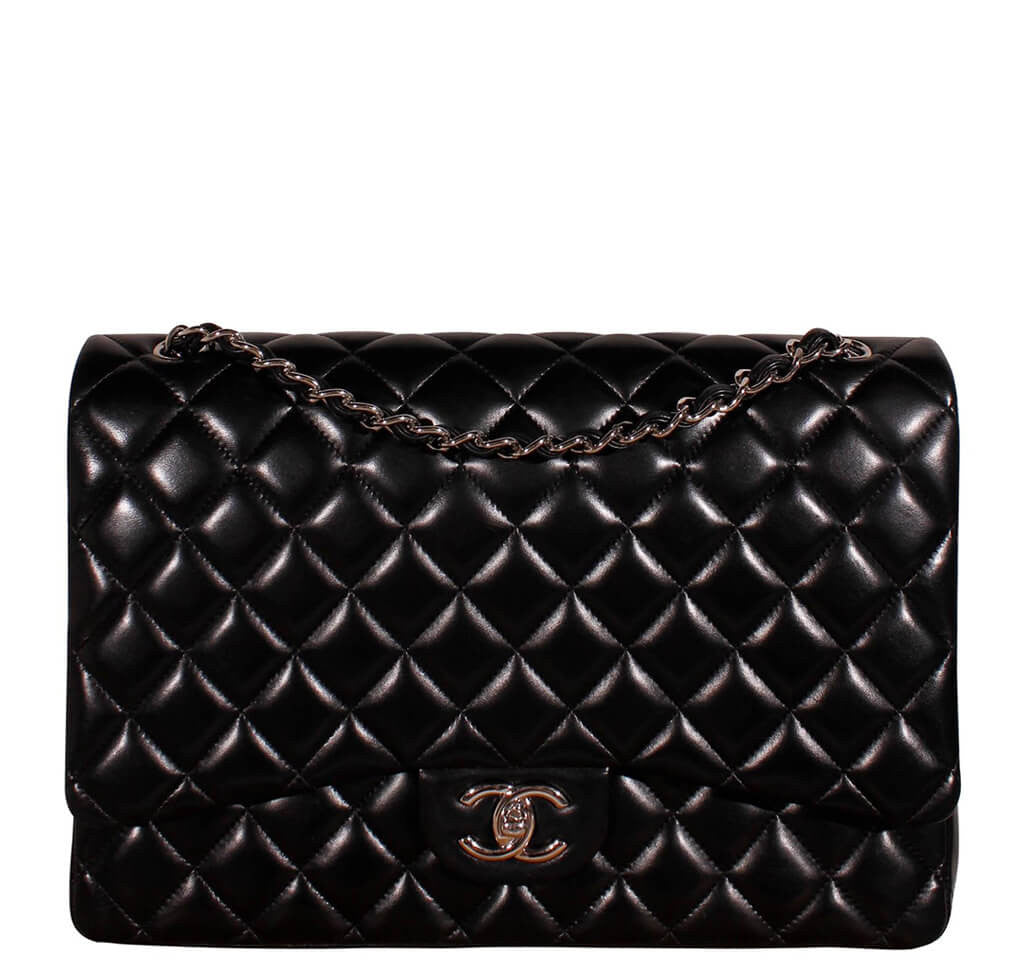 Chanel 2.55 Maxi Jumbo XL Double Flap Bag Black