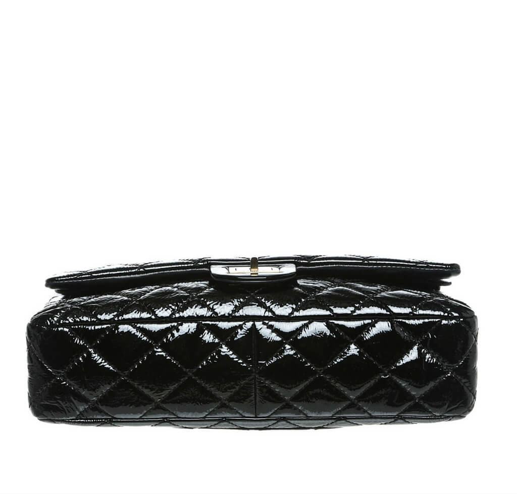 Chanel 2.55 Reissue Bag Black Patent Leather