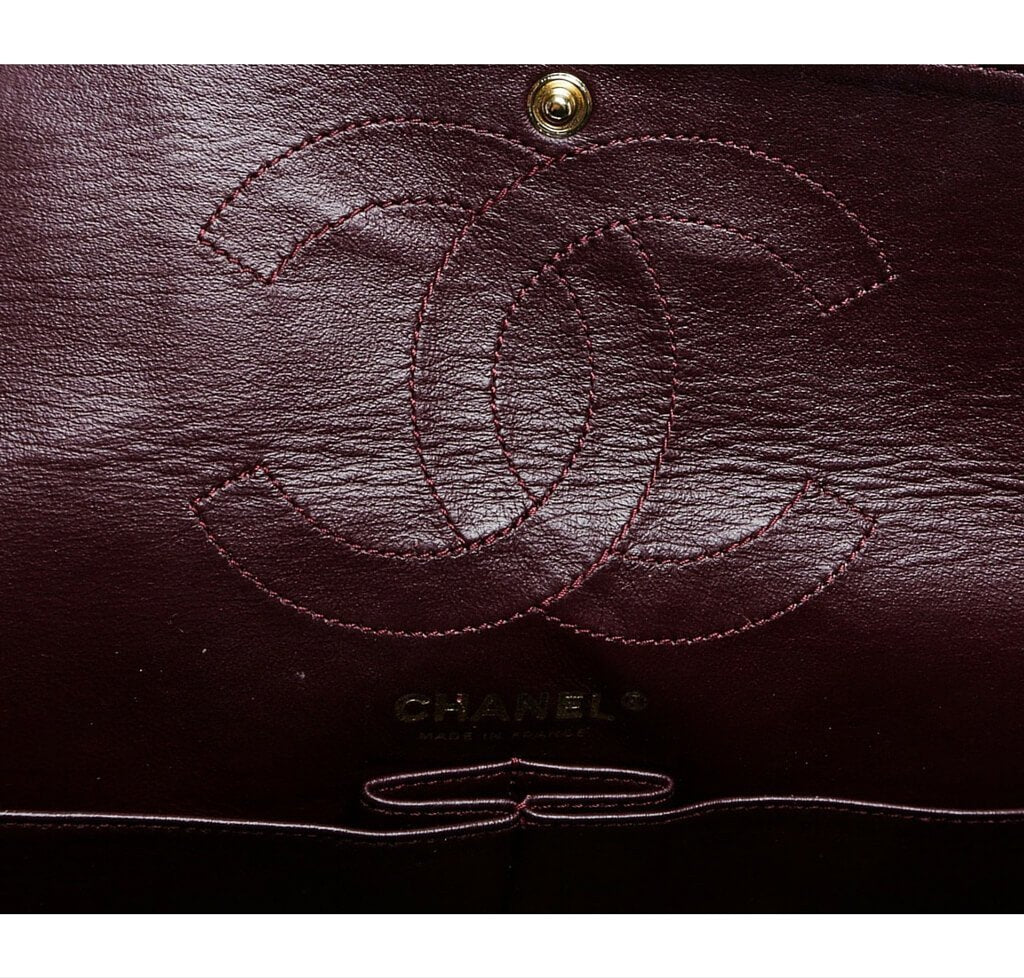 Chanel 2.55 Reissue Bag Black Patent Leather