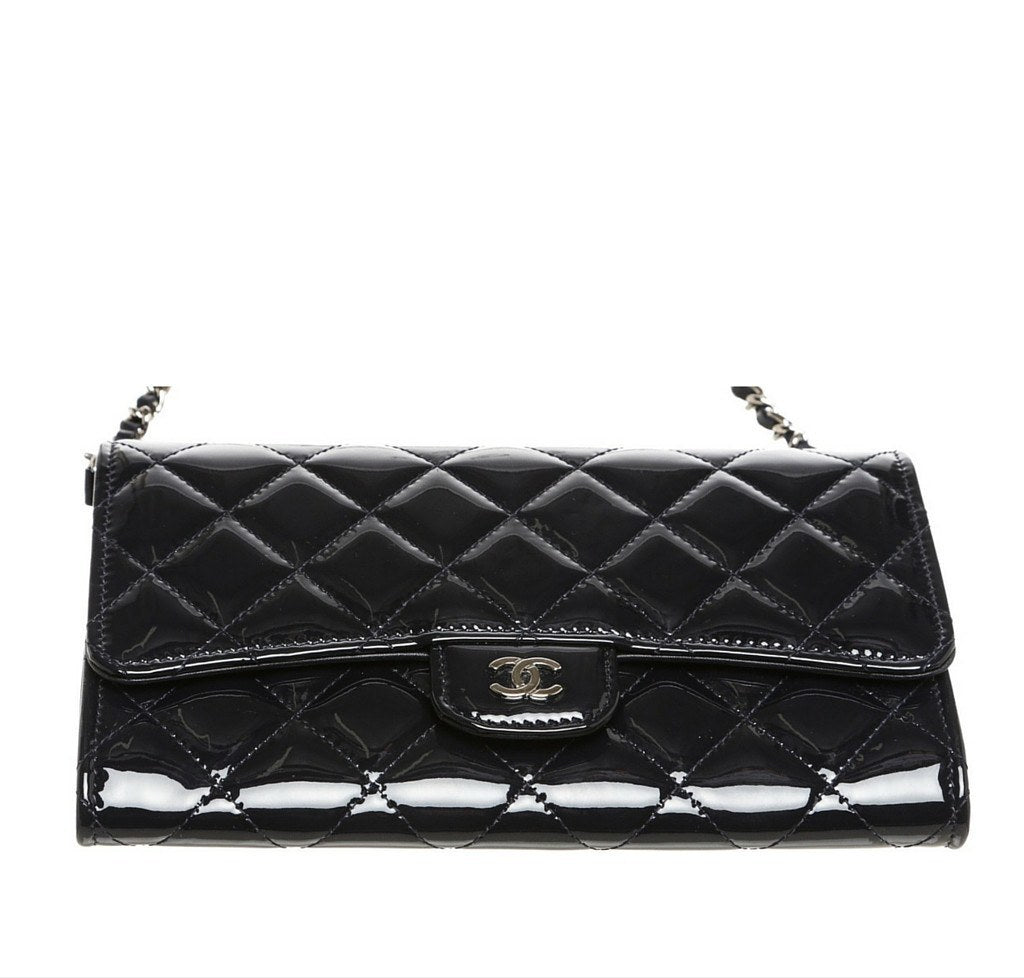 Chanel Pochette Bag Navy Blue