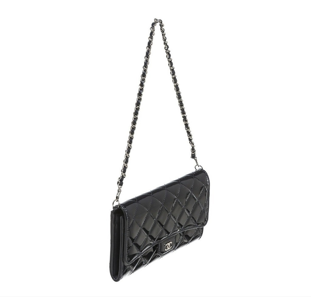 Chanel Pochette Bag Navy Blue