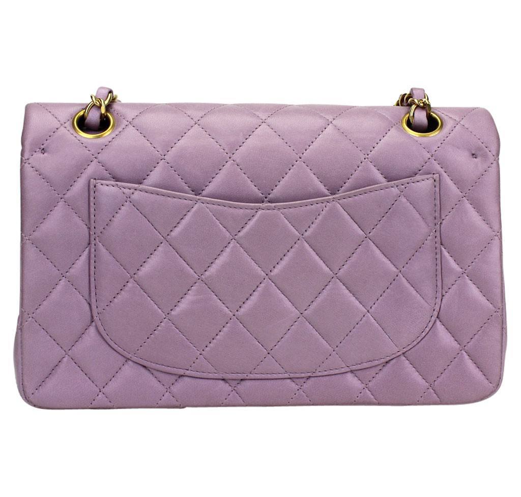 Chanel Flap Bag Light Purple Lambskin