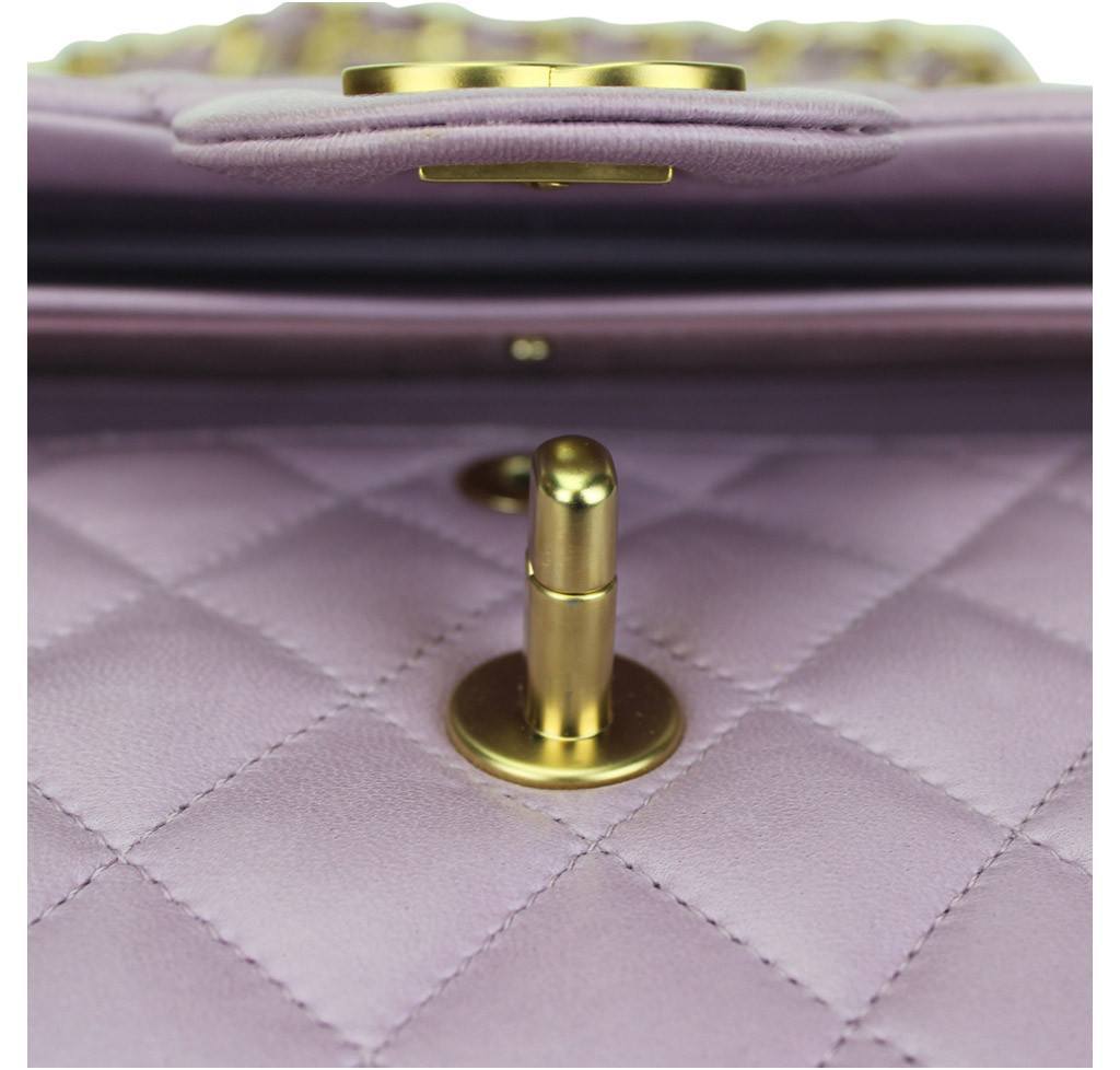 Chanel Flap Bag Light Purple Lambskin