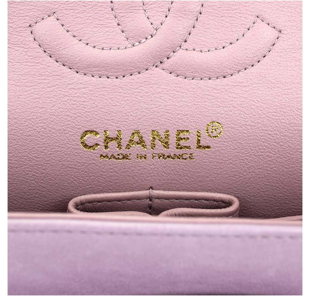 Chanel Flap Bag Light Purple Lambskin