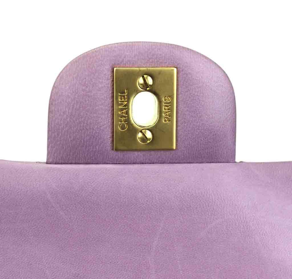 Chanel Flap Bag Light Purple Lambskin