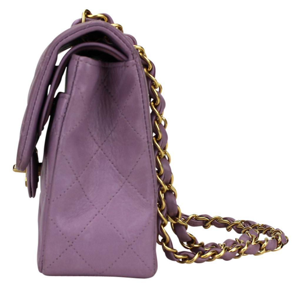 Chanel Flap Bag Light Purple Lambskin