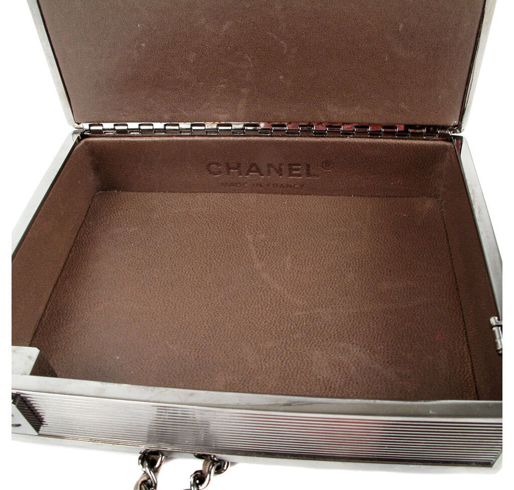Chanel Cigarette Clutch Bag Brown