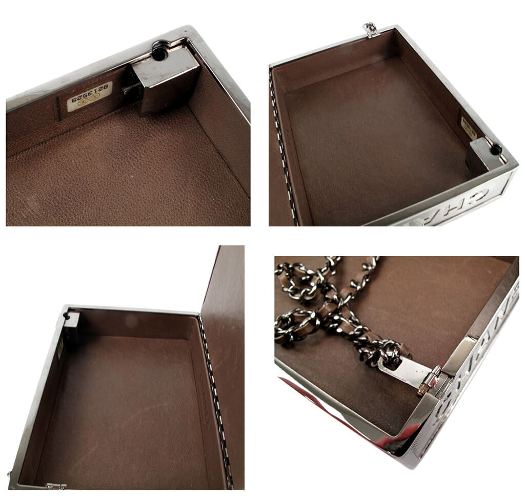 Chanel Cigarette Clutch Bag Brown