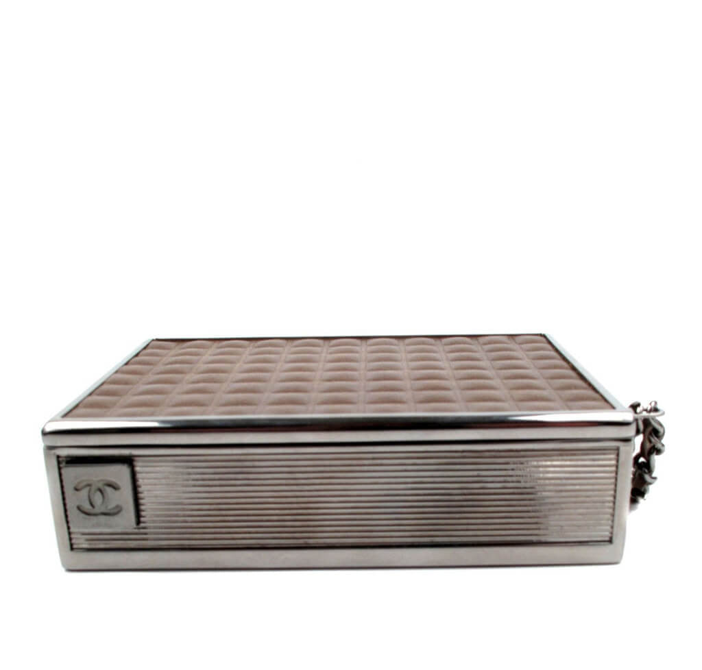 Chanel Cigarette Clutch Bag Brown