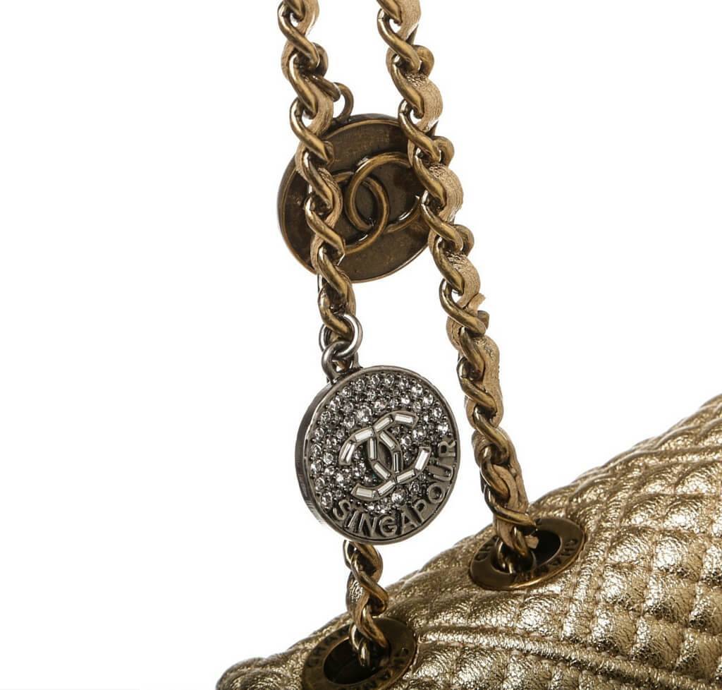 Chanel 15C Coin Classic Bag Gold