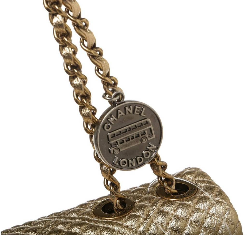 Chanel 15C Coin Classic Bag Gold