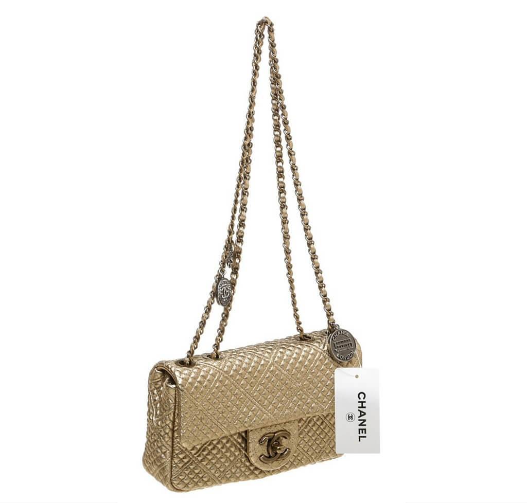 Chanel 15C Coin Classic Bag Gold