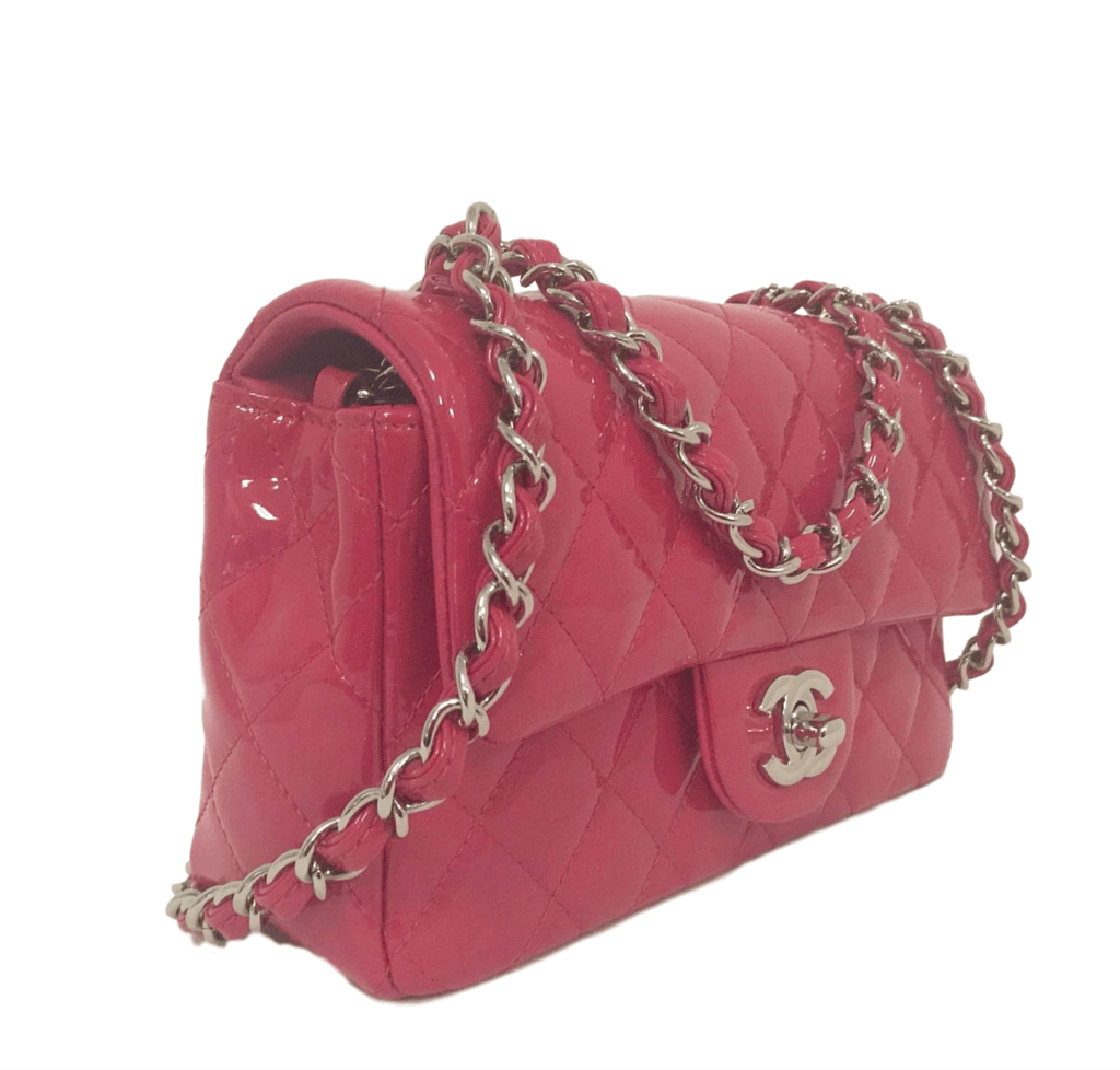 Chanel Classic Mini Flap Bag Fuschia