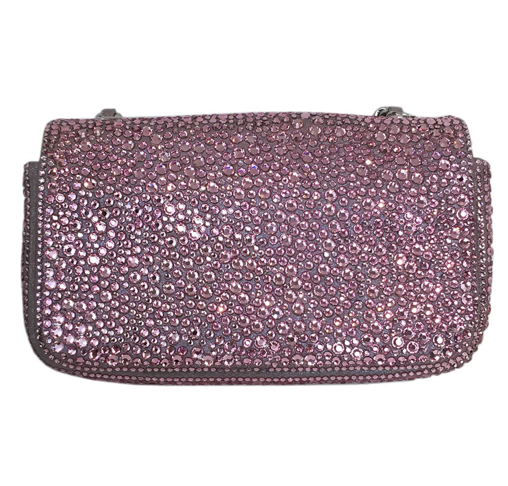 Chanel Mini Bag Pink Swarovski Crystals