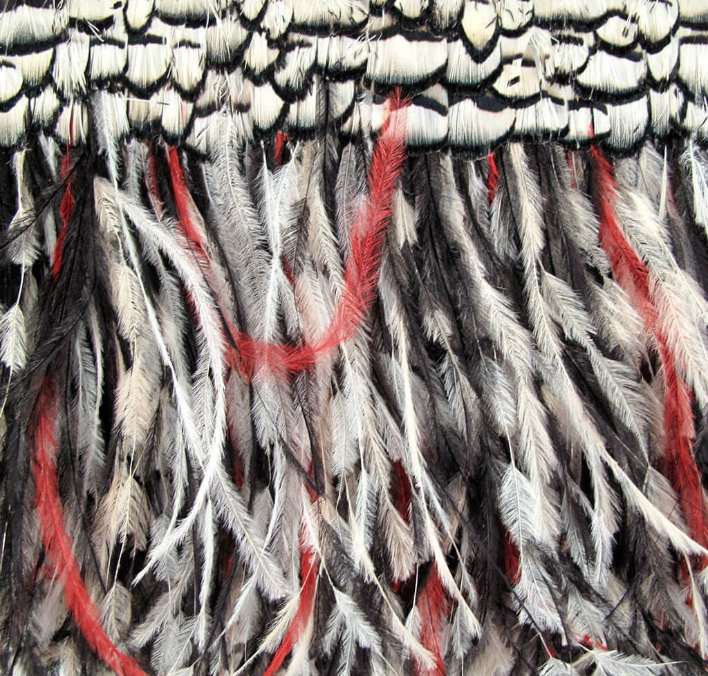 Chanel Shoulder Bag Multicolor Ostrich Feather