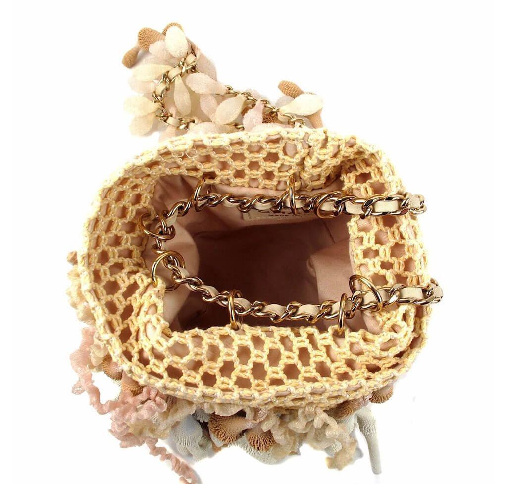 Chanel Boy Minaudiere Seashell Coral Bag