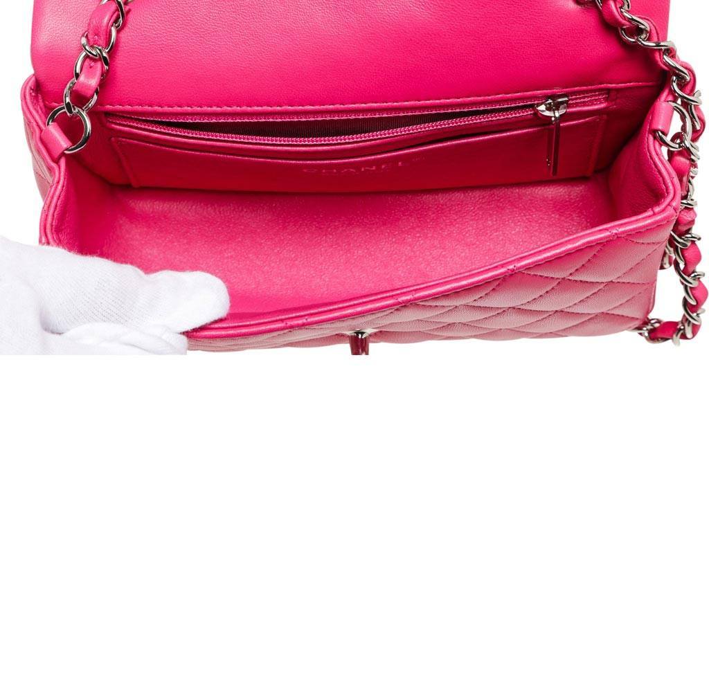 Chanel Mini Classic Flap Bag Pink