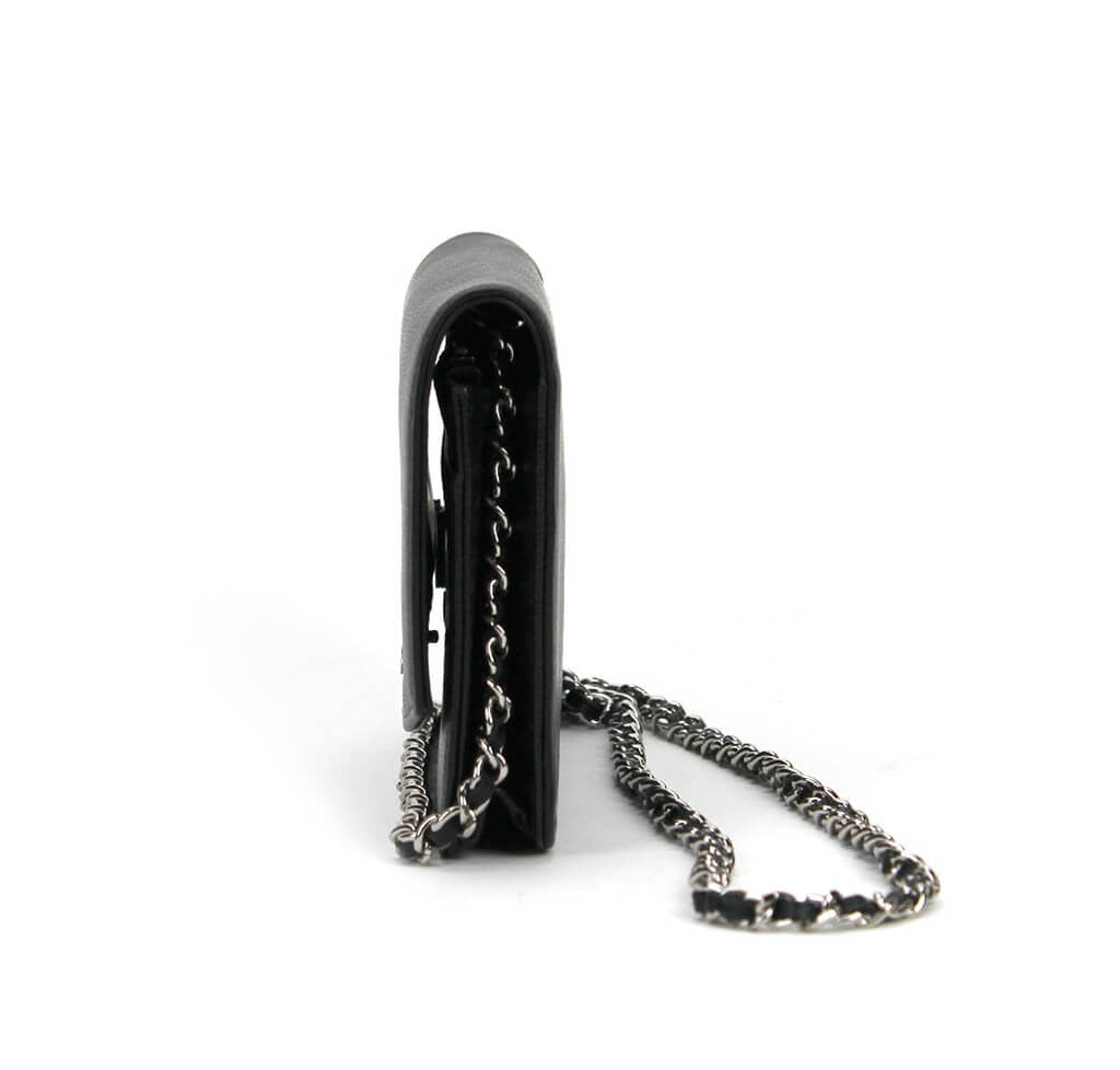 Chanel Wallet on Chain Bag Black Caviar Leather