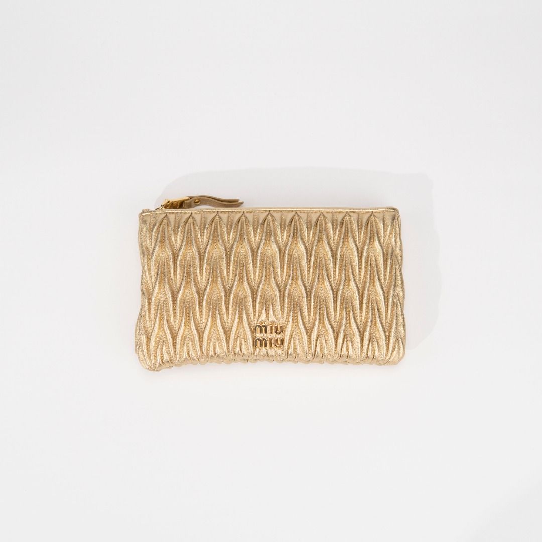 Miumiu hand-held bag pyrite color