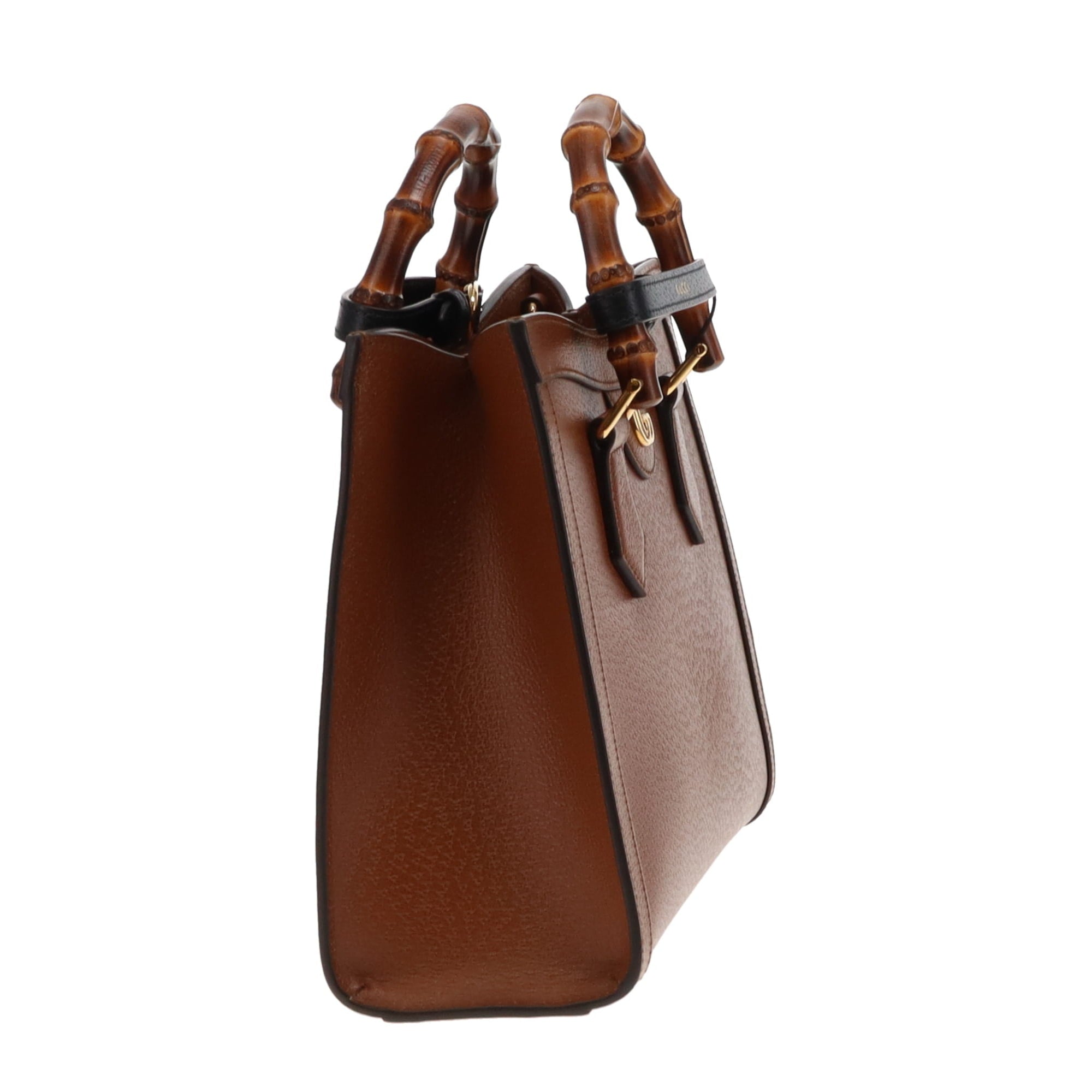 Gucci Brown Leather Small Diana Tote Bag (2)