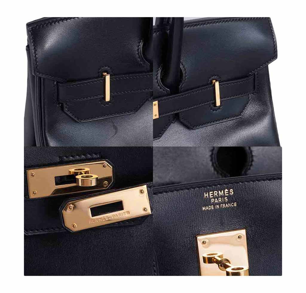 Hermès HAC 32 Black Bag GHW