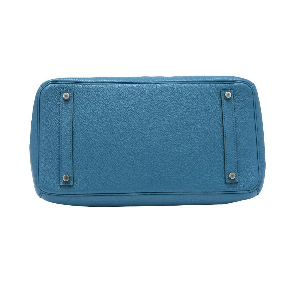Hermès Birkin 35 Cobalt Togo Bag PHW
