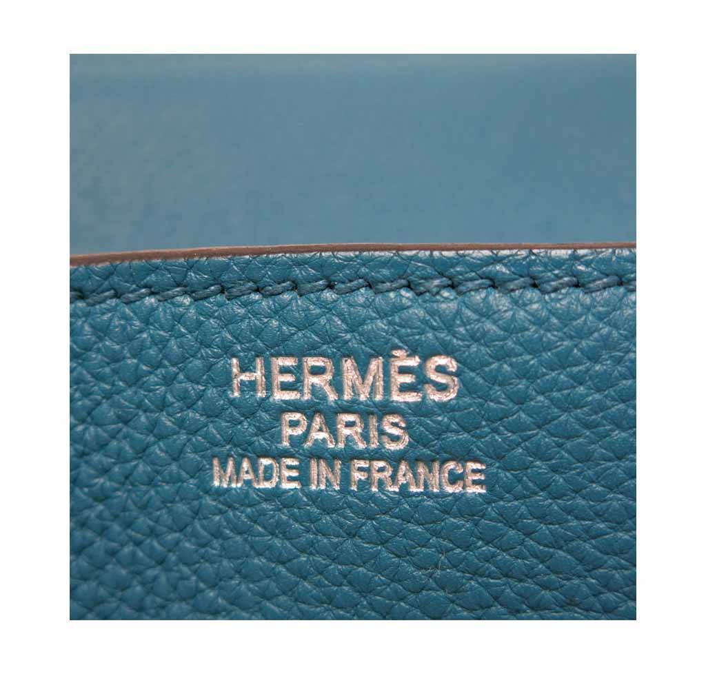 Hermès Birkin 35 Cobalt Togo Bag PHW