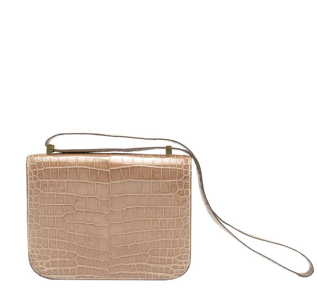 Hermès Constance 23 Light Beige Bag GHW