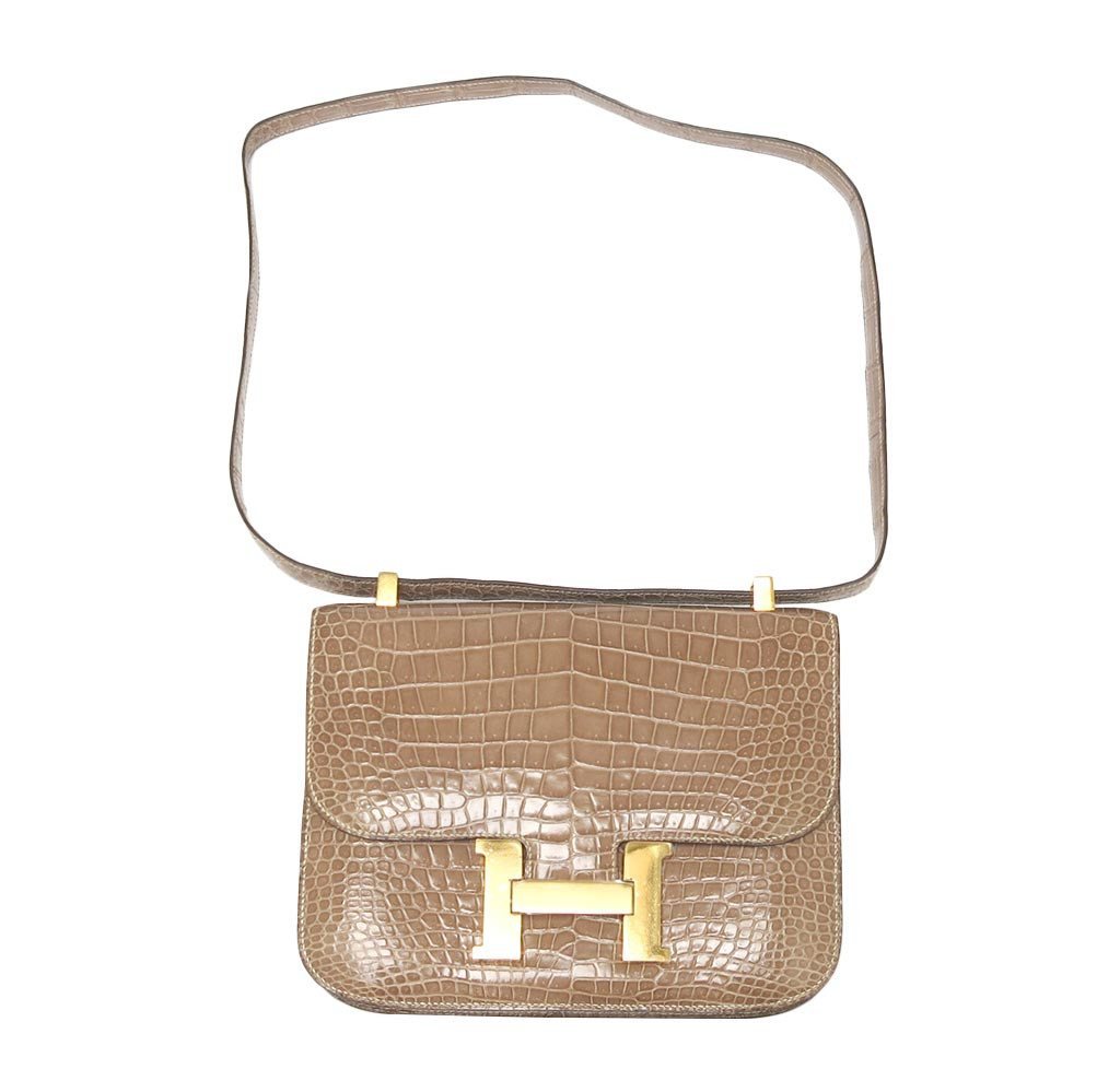 Hermès Constance 23 Light Beige Bag GHW