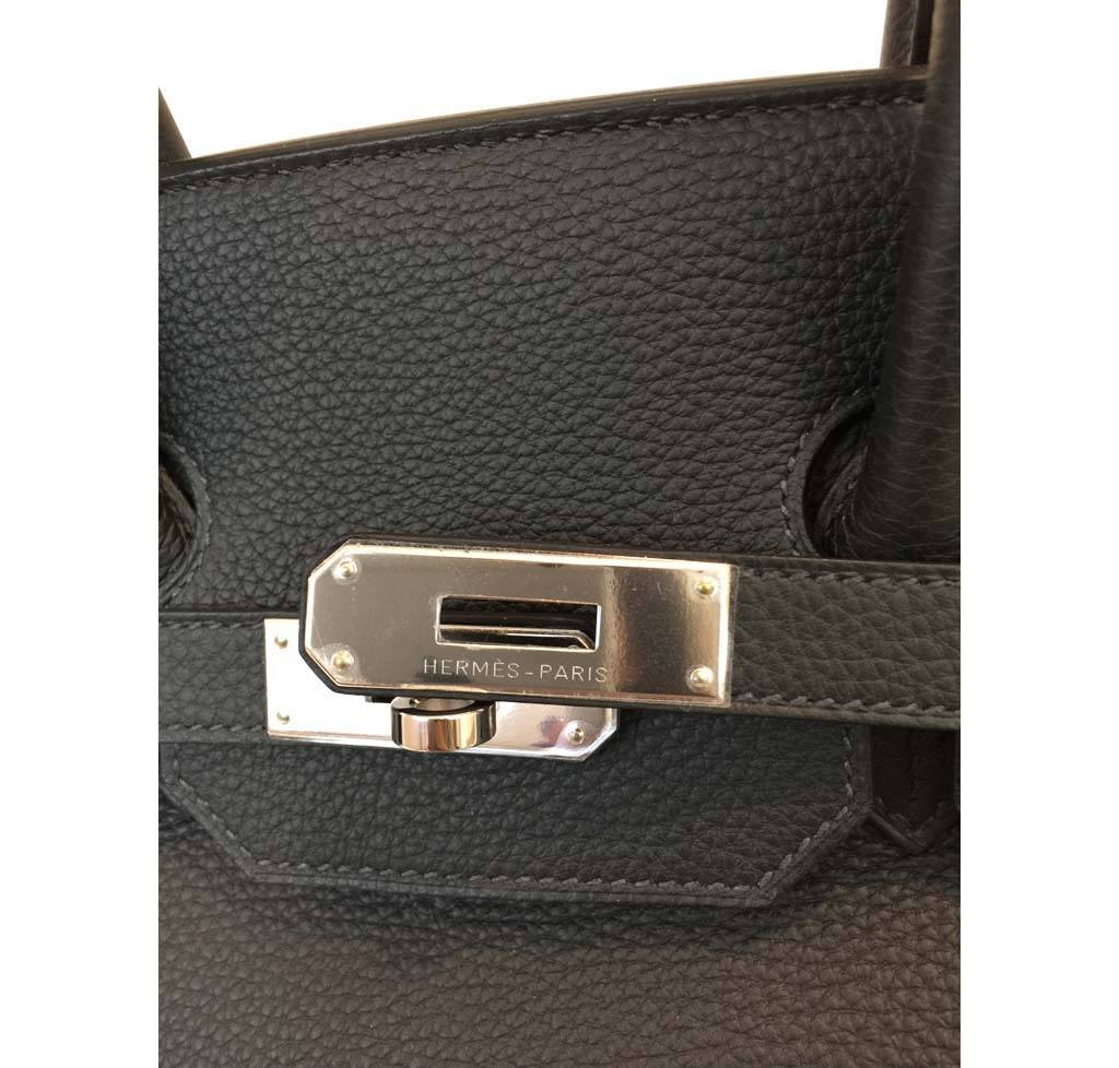 Hermès Birkin 35 Blue Ocean Bag PHW