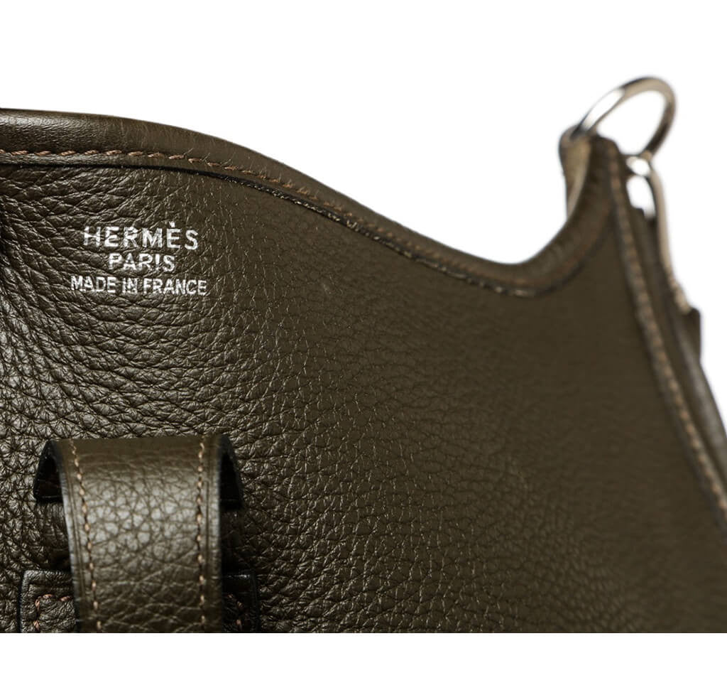 Hermès Evelyne I Bag Brown Clemence Leather